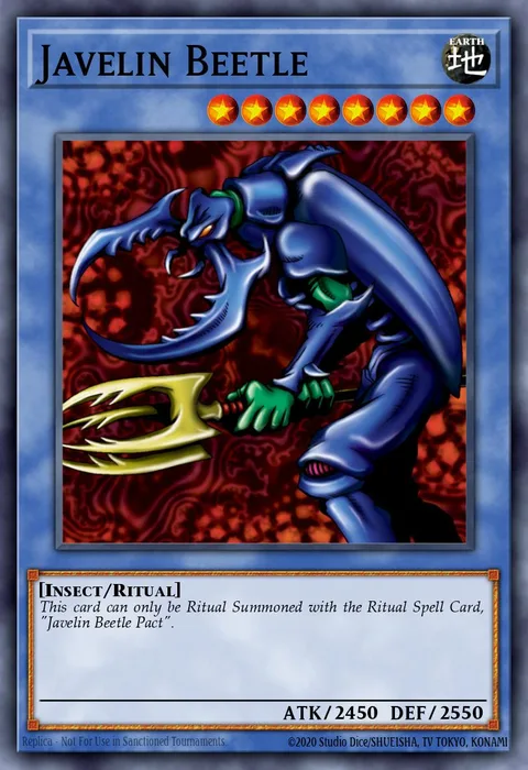 Javelin Beetle trading card
