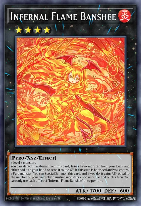 Infernal Flame Banshee trading card