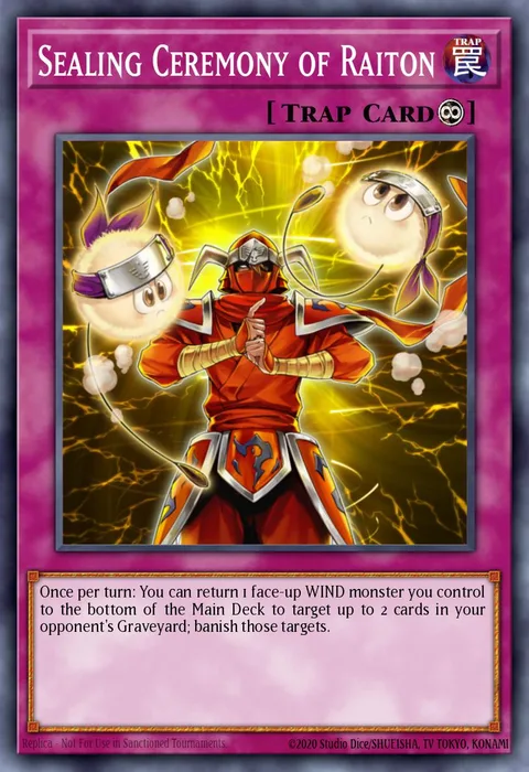 Sealing Ceremony of Raiton trading card