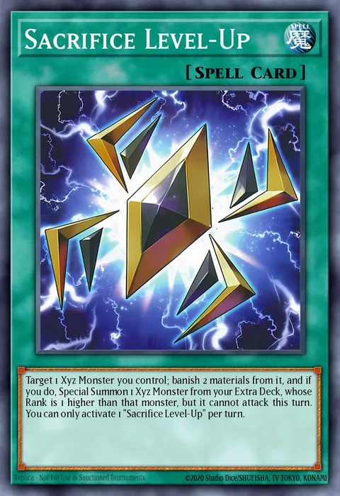 Sacrifice Level-Up trading card