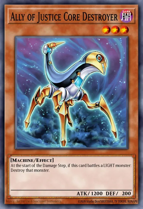 Ally of Justice Core Destroyer trading card