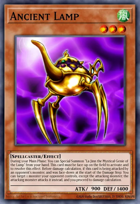 Ancient Lamp trading card