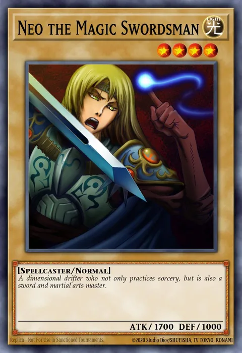 Neo the Magic Swordsman trading card