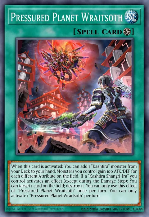Pressured Planet Wraitsoth trading card