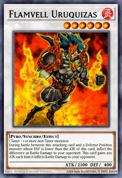 Flamvell Uruquizas trading card