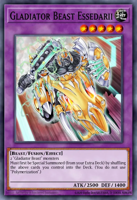 Gladiator Beast Essedarii trading card