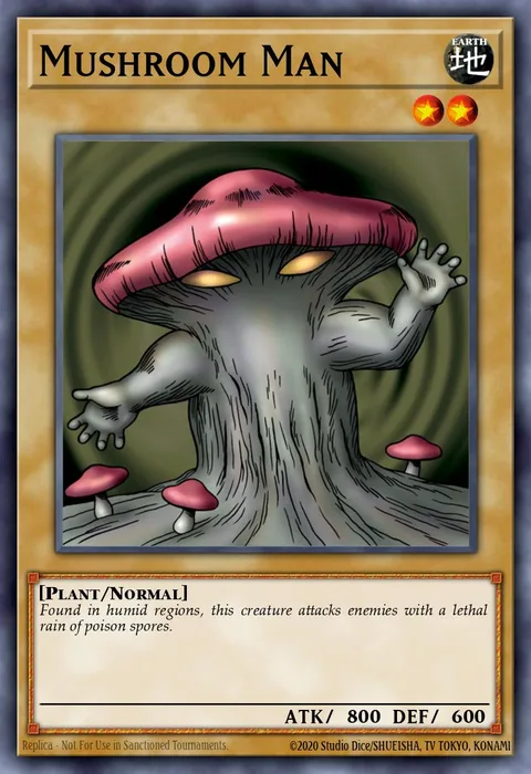 Mushroom Man trading card