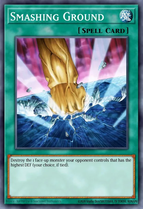 Smashing Ground trading card