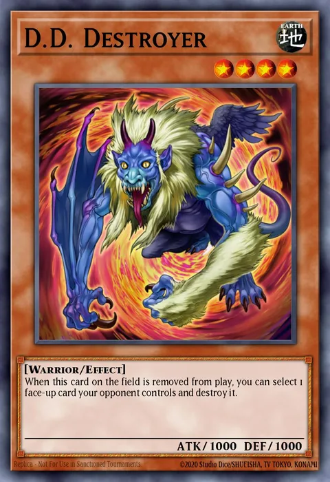 D.D. Destroyer trading card