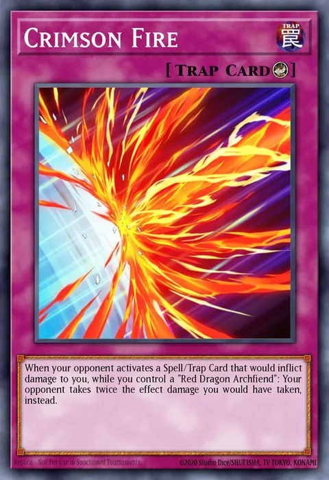 Crimson Fire trading card