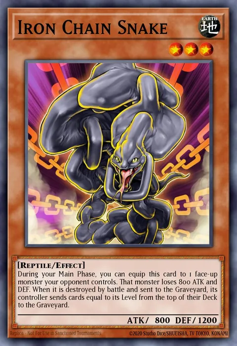 Iron Chain Snake trading card