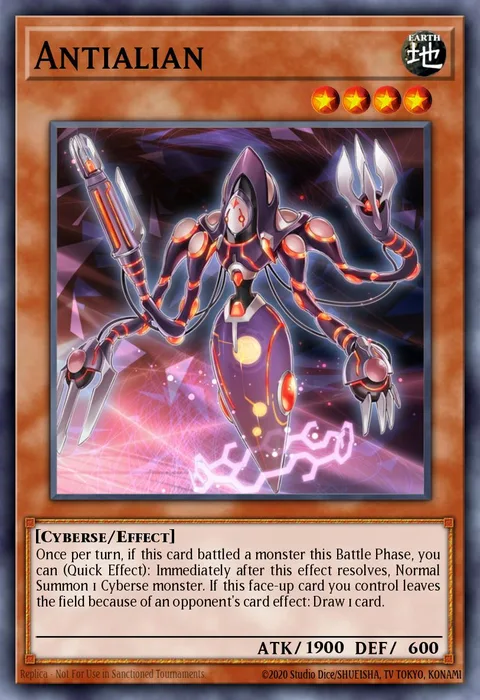 Antialian trading card