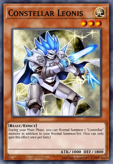 Constellar Leonis trading card