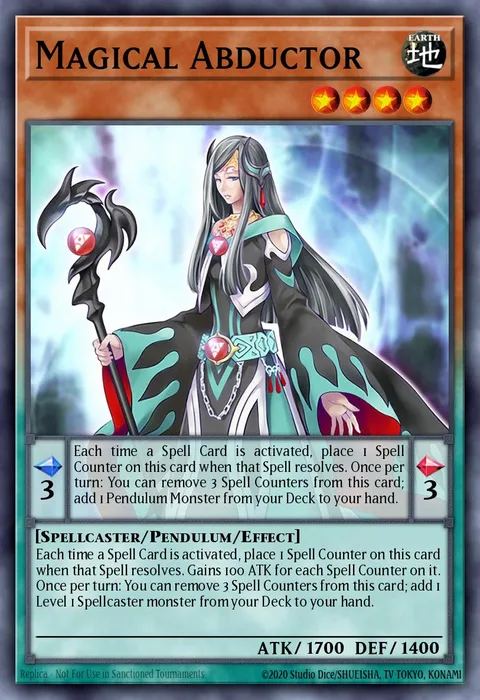 Magical Abductor trading card