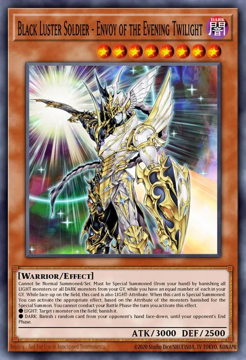 Black Luster Soldier - Envoy of the Evening Twilight trading card