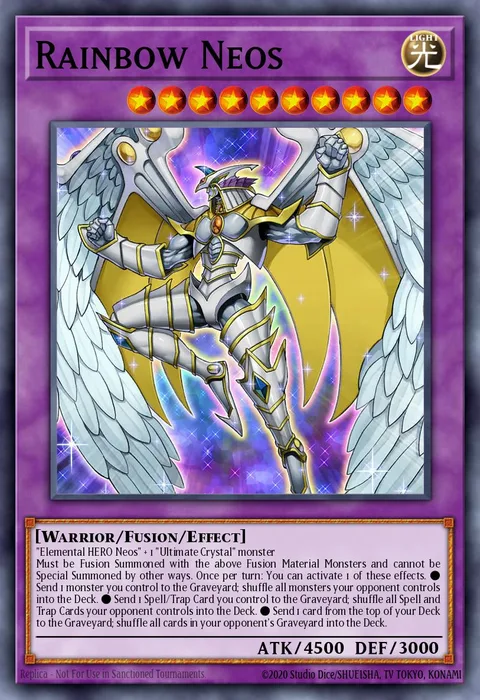 Rainbow Neos trading card