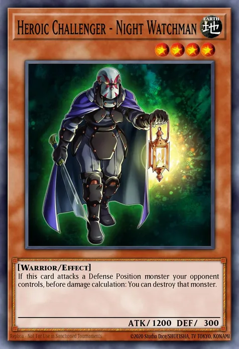 Heroic Challenger - Night Watchman trading card