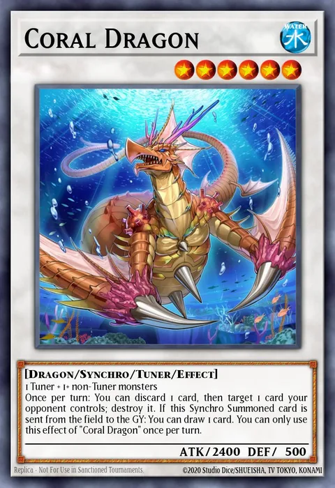 Coral Dragon trading card