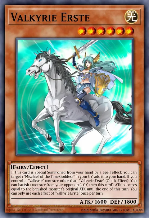 Valkyrie Erste trading card