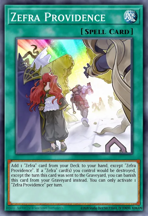 Zefra Providence trading card
