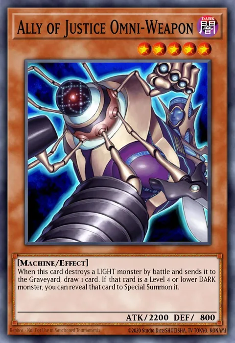 Ally of Justice Omni-Weapon trading card